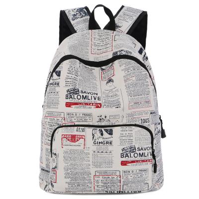 China Wholesale Waterproof Korean Style Backpack Teenager Girls School Bag for sale