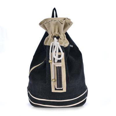 China Custom High Quality Waterproof Women Men Travel School Canvas Backpack for sale