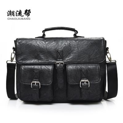 China Durable Fashion Manjianghong Messenger Bag High Quality PU Leather Bag For Men for sale