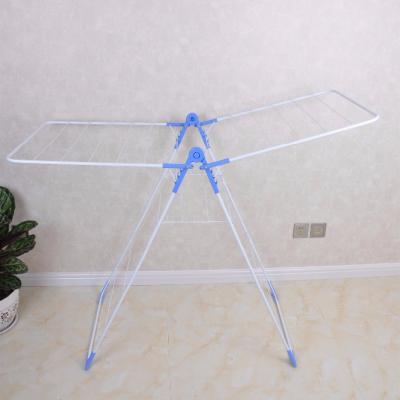 China Recycle Single Food Shaped Laundry Rack Baby Clothes Drying Rack for sale