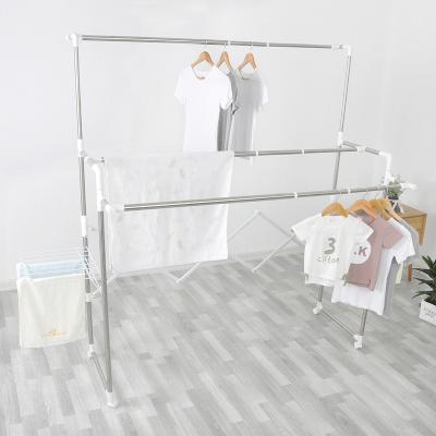 China Simple Design Kids Folding Cloth Hanger With Outdoor Use for sale