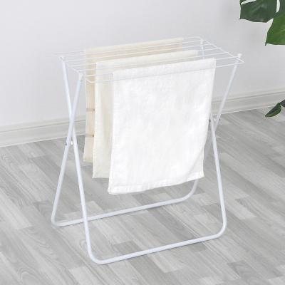 China Hot Sale Folding Towel Drying Rack With Steel Tube Powder Coated for sale