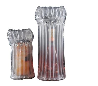 China Wine Wine Glass Juice Liquor Bottle Protective Film Strong Air Flow Filling Bag Column Packing DIY for sale