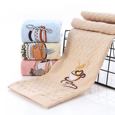 China Wholesale Cotton Cheap Kitchen Towels QUICK DRY Embroidered Designs Classic Lint Free Kitchen Towel For Kitchen for sale