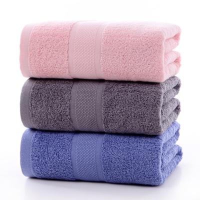 China Luxury QUICK DRY combed cotton bath towel 100% soft and absorbent Amazon cotton bath towels wholesale for sale