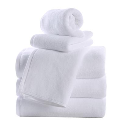 China Wholesale 100 Cotton Terry Thickness White Color Bath Towel QUICK DRY For Hotel for sale