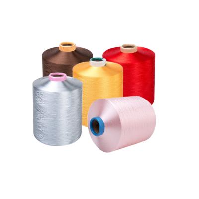 China GRS Eco-friendly Polyester Textured Yarn DTY 150/48 300/96 75/36 For Knitting Fabric for sale