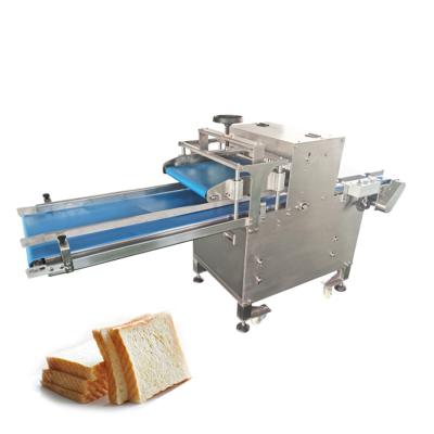 China Snack Factory Automatic Continuous Toast Slicer Bread Forming Machine Toast Cutting Machine for sale