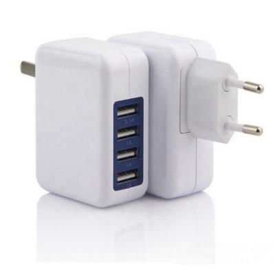 China 4 USB 3.1A 15W High Speed ​​4 Fast Port Port USB Wall Charger Portable For iPhone/Samsung LG for sale