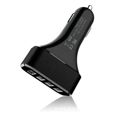 China CarHub 48W 4 Port Car Charger Mobile Phone Qualcomm USB Charging 3.0 Fast Car Charger for sale