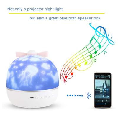 China Warehouse Sky Projector Rotating Starry Night Light with Wireless Speaker Box and Remote Control 6 Models for sale