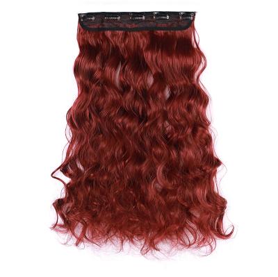 China Curly U-tip Human Hair Extensions Wigs Synthetic Hair Wigs Set 5 Pieces Clip In Hair Extensions For Women for sale