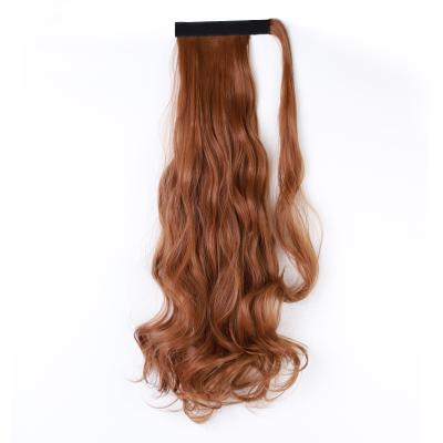 China U-Tip Hair Extensions Virgin Hair Ponytail Curly Synthetic Hair Ginger Hair Ponytails Long Ponytail Extension Ponytails for sale