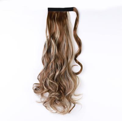 China U-tip hair wig curly hair ponytail accesory extensions cut on synthetic hair ponytail hair wigs for women for sale