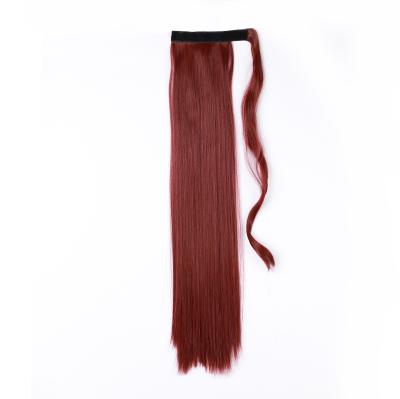 China High Quality U-tip Long Straight Hair Ponytail Hair Wig High Quality For Ponytails Drawstring for sale