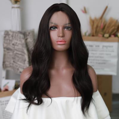 China Body Wave Lace Front Wig (SZ-24) Bodywave Brown Black Long Synthetic Front Wigs Wholesale for sale