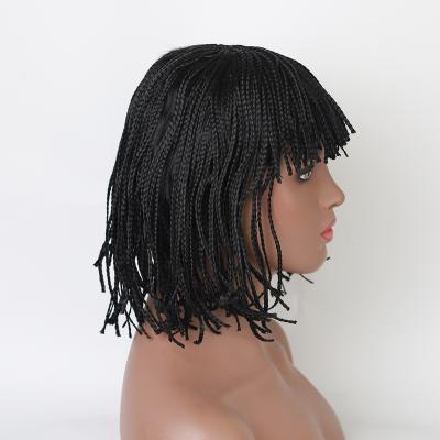 China Natural Afro Wave Dyeable High Density African Style Wig Afro Hair Wigs (JF-03) With Braid for sale