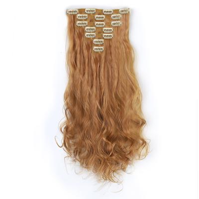 China Wholesale U-Tip Hair (QJT-01- 27#) 7 Pieces Set Clip In Hair Extension Blonde Body Wave Hair Wigs for sale