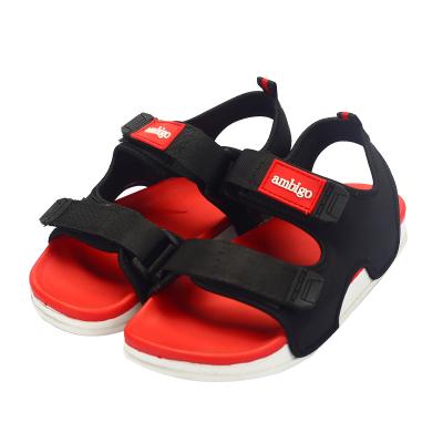 China Fashion Breathable Women Anti-slippery Mesh Hoop Flat Sandals and Buckle Sandals for sale