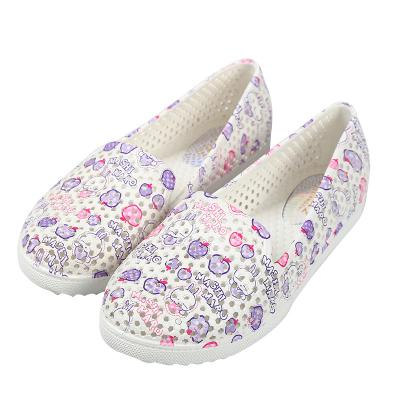 China Fashion Trend Printed Design Girls For Women Quality PVC Sandal Ladies Shoe Fashion Casual Sandals for sale