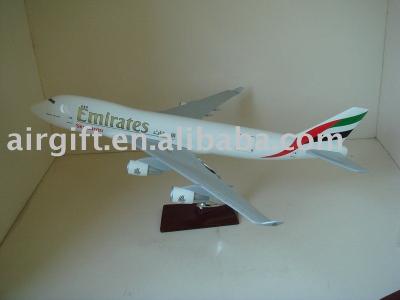 China Europe SIZE QUALITY MATERIAL FLAT RESIN B747-400F MODEL for sale