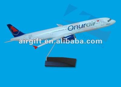 China Europe GAUGE FLAT MODEL A321 ONUR AIR LOGO RESIN MODEL MATERIAL for sale