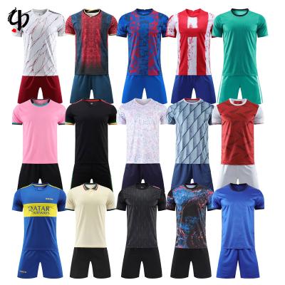 China 2021-22 kids club singlet new season soccer jersey new set 100% polyester league singlet set for sale