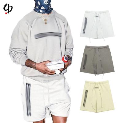 China New 80% Cotton Men's Anti-Wrinkle Custom Printed Fitness Sports Shorts Casual Running Shorts Men Micro Label Work Shorts for sale