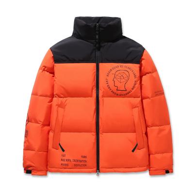 China Orange Oversized Stripper Jacket Men Women Big Winter Large Casual Windproof Women's Unisex Custom Made OEM Men's 2021 New for sale