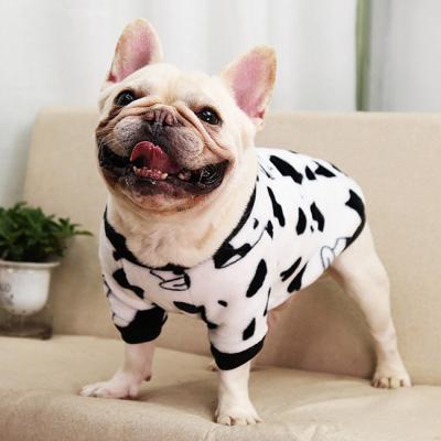 China Fashionable Wholesale Hot Fashionable Premium Quality Cute Dog Clothes Winter Cashmere High Fleece Knitted Clothing Pet Sweater Coat for sale