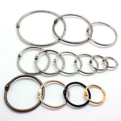 China Wholesale Metal Factory Stain Handbag Hardware Accessories Spring Ring Metal Circle for sale