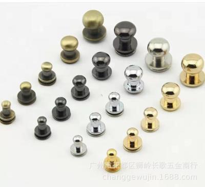 China Small Hardware Handbag 7mm Multicolor Optional Decorative Accessories Monk Key Studs for sale