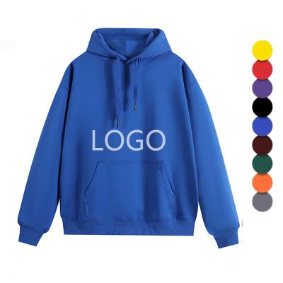 China Custom Heavy Blank Oversized Thicken Hoodies Pullover Fleece Embroidery Sweater Anti-wrinkle Anti-wrinkle Cotton Men Hoodie for sale