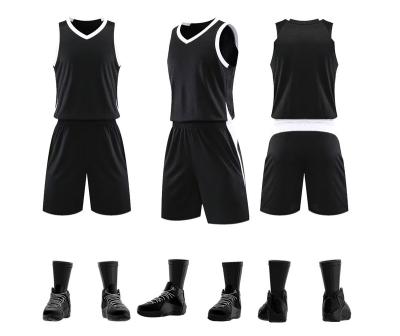 China Custom sample design antibacterial basketball vest basketball uniforms for men factory direct sale basketball uniform for sale