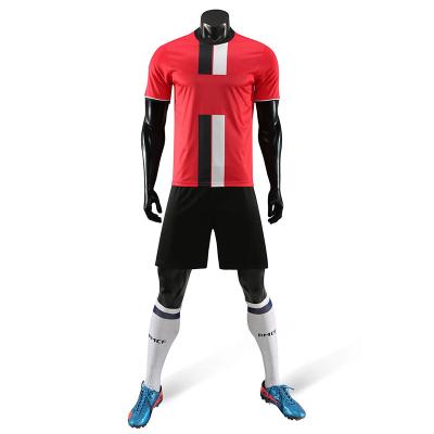 China Wholesale Custom Patch Sublimated Soccer Jersey Sets Team Club Football Wear Set Embroidery Soccer Jersey For Men for sale