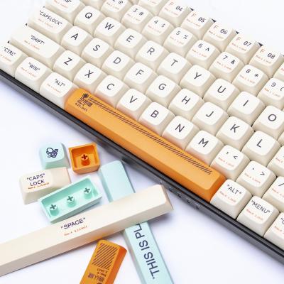 China Popular Computer Keyboard New Arrival Consumer 144 Keys Dye Sublimation Xda Pudding Gaming Keycaps for sale