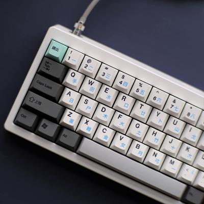 China Computer Keyboard Roll Above Image To Zoom In PBT 141 Key Cherry Profile Keycap Dye Sublimation ANSI Layout Keycap For Mechanical Gaming Keyboard for sale