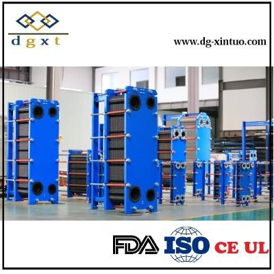 China Gasketed Plate Heat Exchanger For Chemical Water Oil Food Beverage Milk Beer Industry for sale