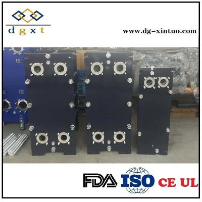 China DGXT Stainless Steel Plate FM/FG/FD Carbon Steel Frame Nitrile, EPDM, Viton Gasket Plate Heat Exchanger for sale