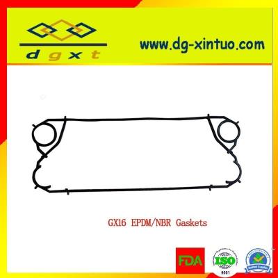 China Custom Tranter Plate Heat Exchanger seal Gasket model GX16 HEPDM for sale