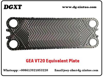 China Euqivalent Heat exchanger Plate For International Brands GEA VT20 CDS-10 Plate Heat Exchanger for sale