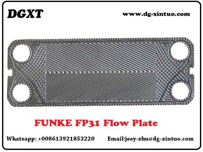 China Water To Water Heat Exchanger Plate For Funke FP31 Plate Heat Exchanger for sale