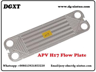 China CHINA SUPPLIER H17 100% REPLACEMENT FREE FLOW STAINLESS STEEL/TITANIUM PLATE FOR DGXT GASKET PLATE HEAT EXCHANGER for sale