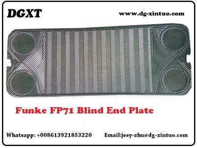 China Corrosion Resistance Widegap Water Generator Plate Funke FP71 Plate For Plate Heat Exchanger for sale