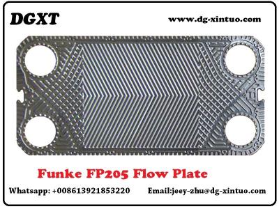 China Supply Funke Replacement Plate For FP205 Water To Water Plate Heat Exchanger for sale