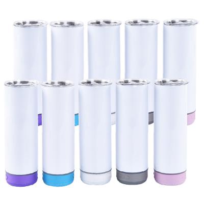 China Viable Blanks Matte Color Skinny Oily Printer Mug And Tumbler 20 oz Sublimation Heat Press With Speakers for sale