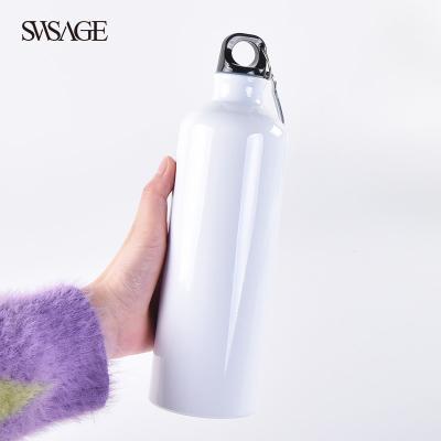 China Viable Us Direct Stock Single Wall Custom Sublimation 25Oz Drinking Aluminum Cute Water Bottle For Water With Screw Lid for sale