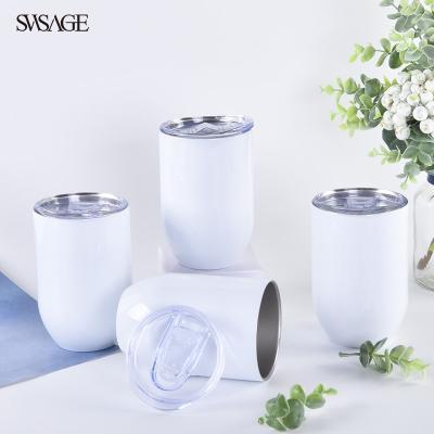 China Viable Insulation Wholesale Customized Travel 12Oz Metal Steel Mug Bulk Thermal Wine Tumblers For Sublimation for sale