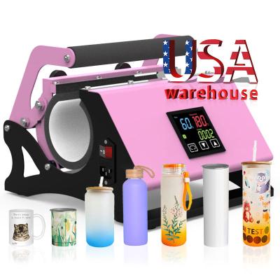 China 2023 DIY Custom Craft Supplies 220V 30Oz Custom Pink Mug Tumbler Sublimation Printer For Free Shipping Heat Press Machine for sale