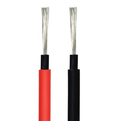 China UV Resistant Abrasion And Corrosion Resistance Insulated Single Copper Wire 10mm 8mm 4mm2 6Mm 6Mm2 XLPE Solar PV Electrical Cable Core DC Solar Cable for sale